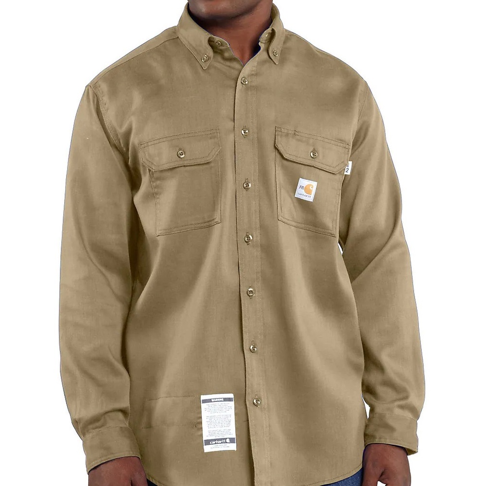 FLAME-RESISTANT LIGHTWEIGHT TWILL CARHARTT SHIRT